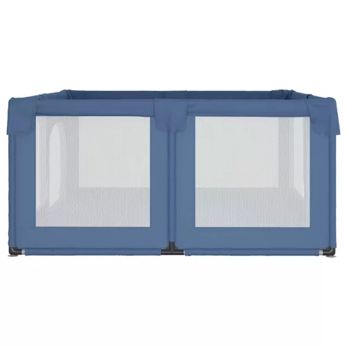  világoskék oxford szövet babajáróka 2 ajtóval