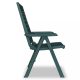 VID 2 db zöld dönthető műanyag kerti szék