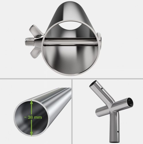 Skladišni šator 4x8m economy 500g/m2