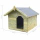 VID impregnált fenyő kerti kutyaház felnyitható tetővel 104093