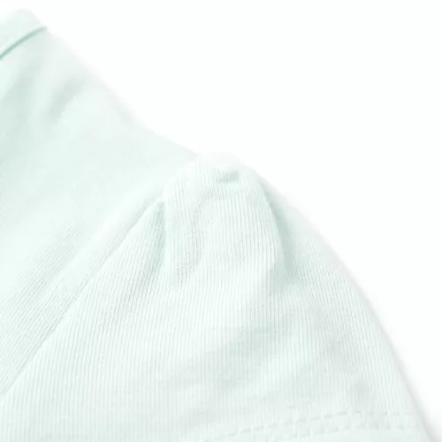 Világosmenta színű gyerekpóló 92