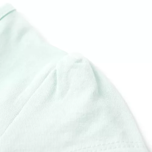 Világosmenta színű gyerekpóló 128