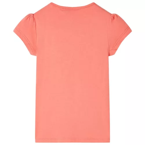 Korall színű gyerekpóló 92