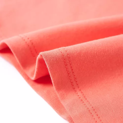 Korall színű gyerekpóló 92