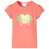 Korall színű gyerekpóló 116