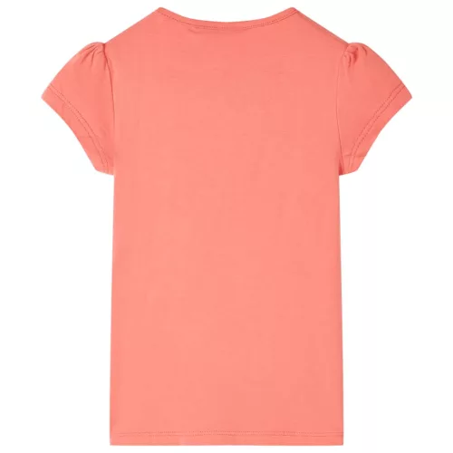 Korall színű gyerekpóló 116