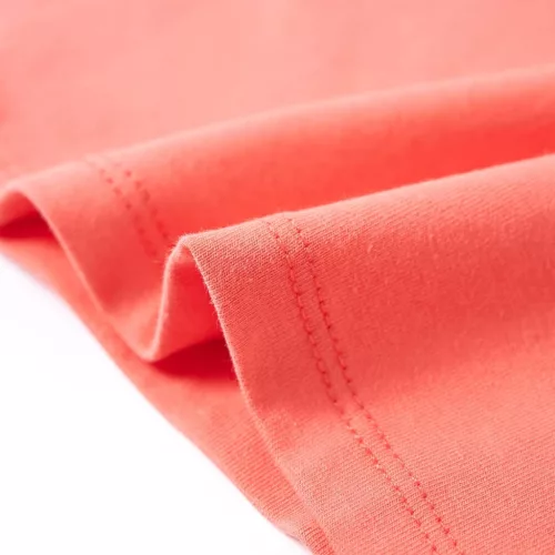 Korall színű gyerekpóló 128