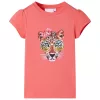 Korall színű gyerekpóló 116