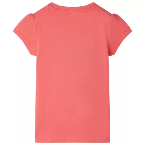Korall színű gyerekpóló 116