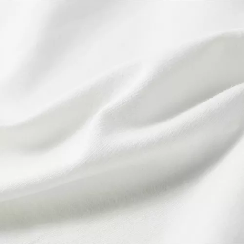 Fehér fodros ujjú gyerekpóló 116