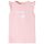 Világos rózsaszín fodros ujjú gyerekpóló 116