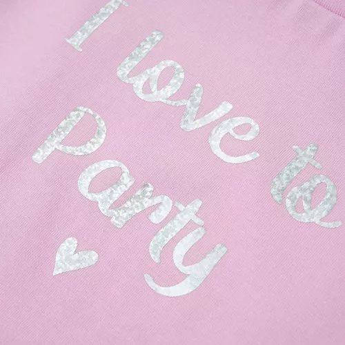 Lila fodros ujjú gyerekpóló 104