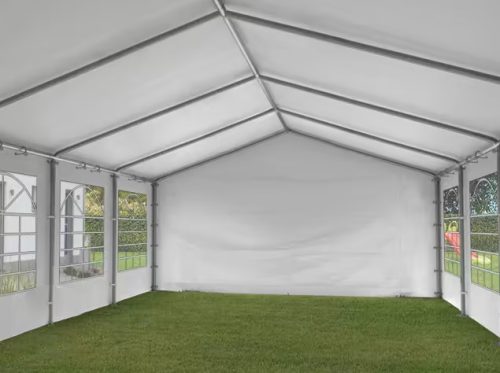 TP 4x6m standard rendezvénysátor, PE 350 - fehér