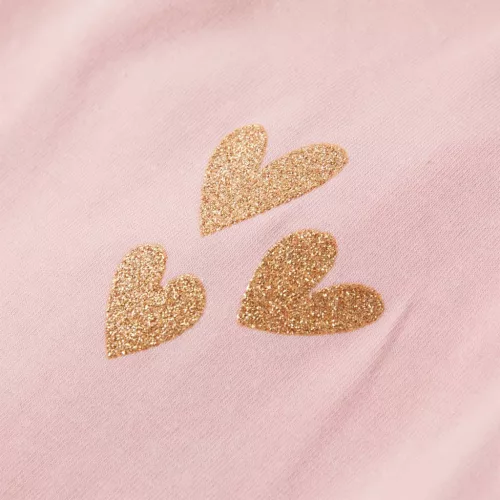 Világos rózsaszín gyerekfelső 140