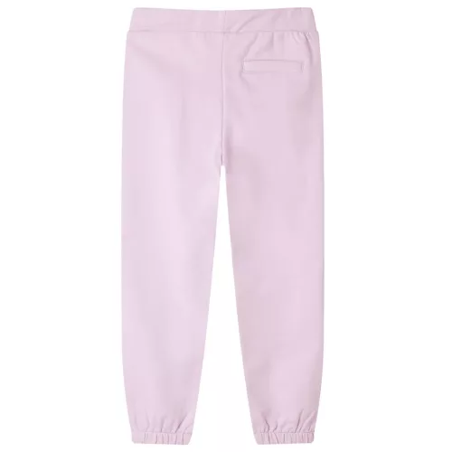 Világos rózsaszín gyerek melegítőnadrág 104