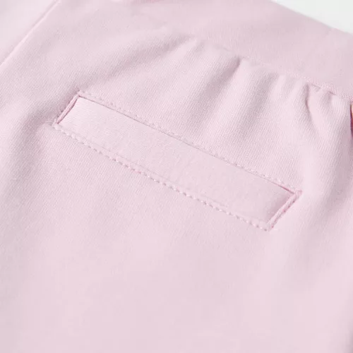 Világos rózsaszín gyerek melegítőnadrág 104