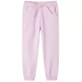 Világos rózsaszín gyerek melegítőnadrág 128