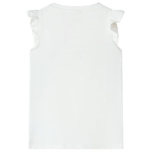 Ekrü színű gyerekpóló 128