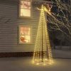 VID kúp alakú karácsonyfa 732 meleg fehér LED-del 160 x 500 cm
