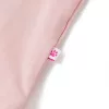 Világos rózsaszín gyerekpóló 140