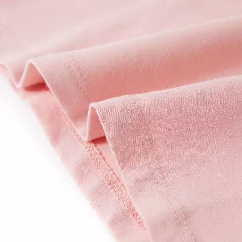 Világos rózsaszín gyerekpóló 140