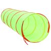 VID zöld poliészter gyerek-játszóalagút 250 labdával 175 cm
