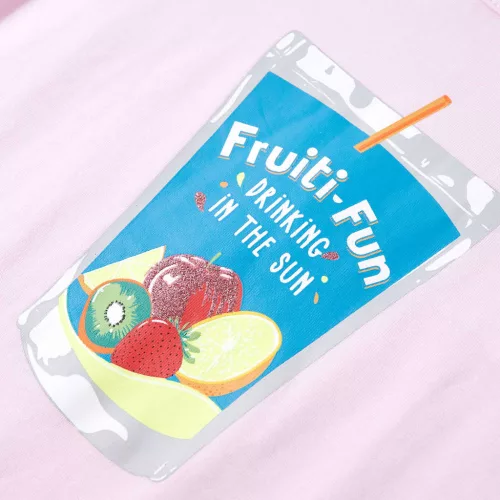 Halvány rózsaszín gyerekpóló 140