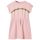 Világos rózsaszín gyerekruha húzózsinórral 128