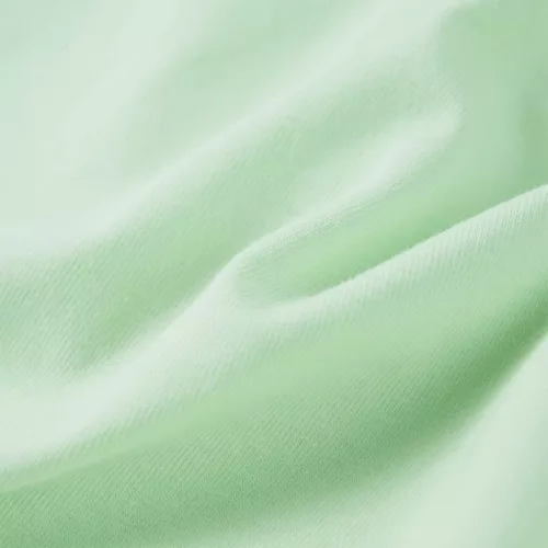 Halvány zöld fodros ujjú gyerekpóló 92