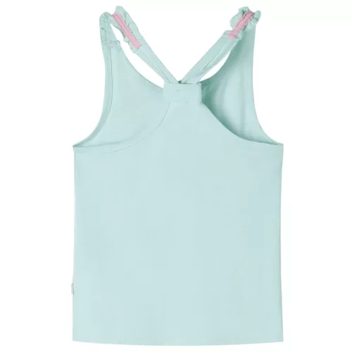 Világosmenta színű gyerek felső 140