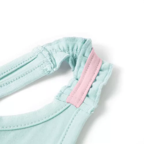 Világosmenta színű gyerek felső 140