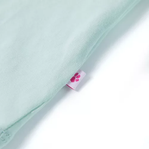 Világosmenta színű gyerek felső 140