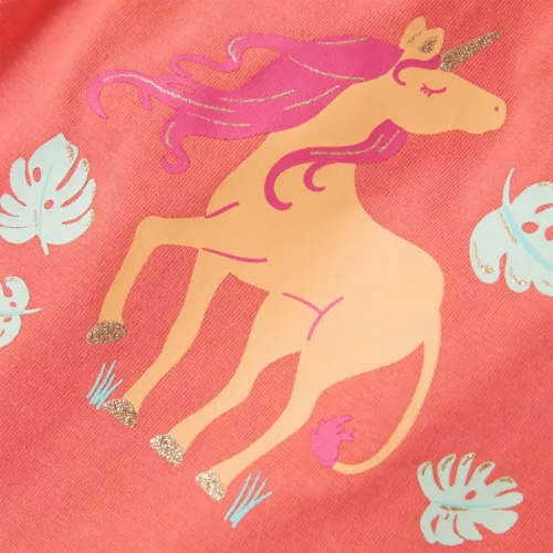 Korall színű gyerek felső 128