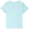 Élénk kék rövid ujjú gyerekpóló 116