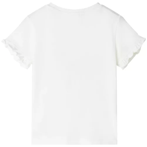 Ekrü színű gyerekpóló 140