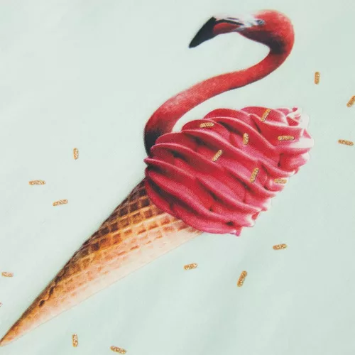 Világosmenta színű gyerekpóló 128