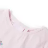 Halvány rózsaszín buggyos ujjú gyerekpóló 116