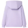 Lila kapucnis gyerekpulóver 104