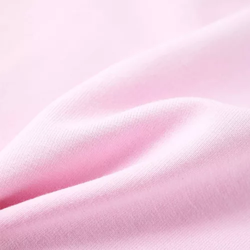 Világos rózsaszín kapucnis gyerekpulóver 92