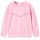 Rózsaszín gyerekpulóver 128
