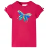 Élénk rózsaszín gyerekpóló 104