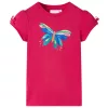 Élénk rózsaszín gyerekpóló 116