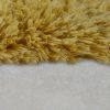 Bathroom Rug Shaggy Monochrome Brown