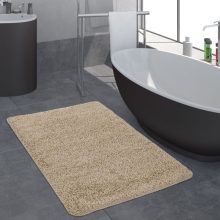 Hosszú szálú fürdőszobai szőnyeg - bézs 40x55 cm