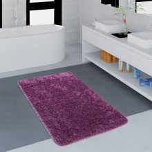 Egyszínű fürdőszoba szőnyeg - lila 40x55 cm