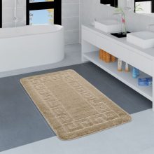 Görög mintás fürdőszoba szőnyeg - bézs 60x100cm