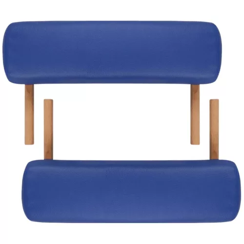 Kék Összecsukható Masszázságy 3 részes fakaret