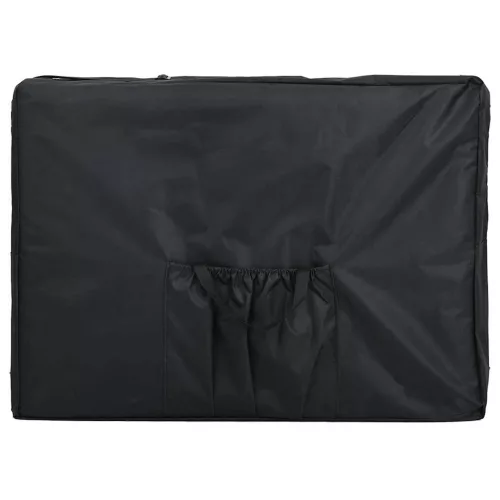 Krém Fehér Összecsukható Masszázságy 4 részes alumínium keret