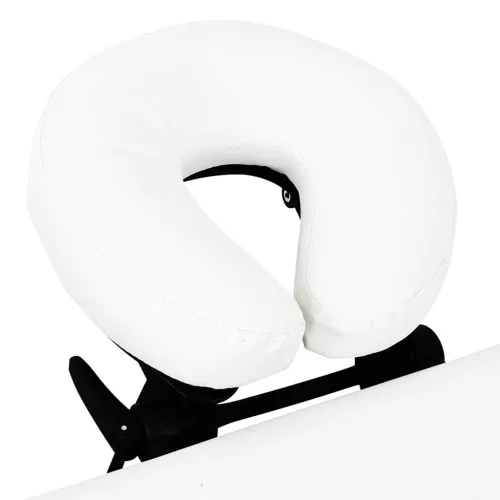 Krém Fehér Összecsukható Masszázságy 4 részes alumínium keret