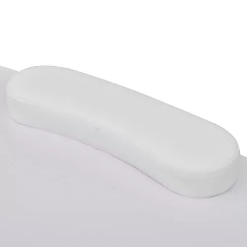 Fehér összecsukható manikűr asztal görgőkkel  